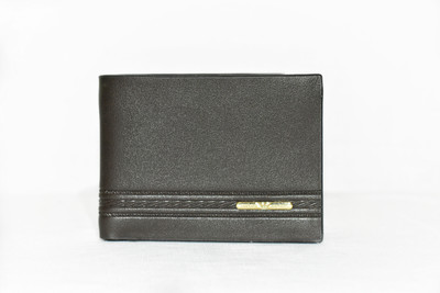 

Giorgio Armani Men Brown Genuine Leather Wallet(4 Card Slots)