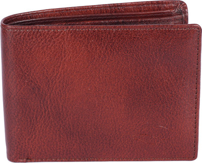 

swaggler Men Brown Genuine Leather Wallet(7 Card Slots)