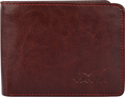 

VAVIA Men Brown Genuine Leather Wallet(5 Card Slots)