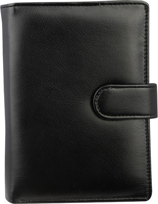 

VAVIA Men Black Genuine Leather Wallet(5 Card Slots)