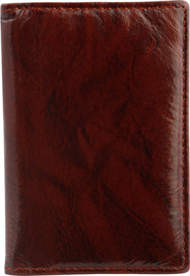 

VAVIA Men Brown Genuine Leather Wallet(5 Card Slots)