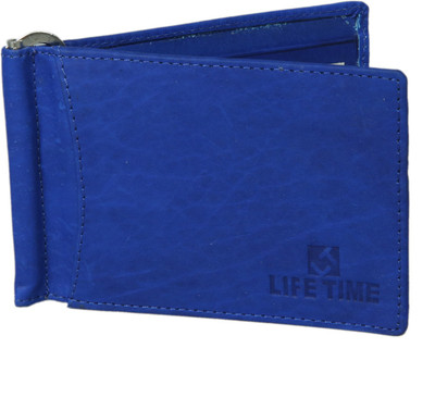 

Lifetime Men Blue Artificial Leather Wallet(6 Card Slots)