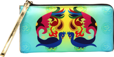 

All Things Sundar Women Multicolor Fabric Wallet(12 Card Slots)