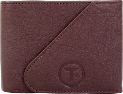 

FABTRIM Men Brown Artificial Leather, Fabric, Canvas Wallet(5 Card Slots)