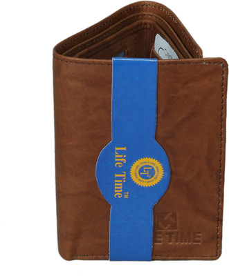 

Lifetime Men Brown Artificial Leather Wallet(6 Card Slots)