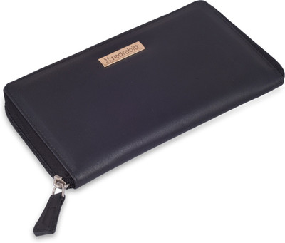 

Red Rabitt Women Black, Tan Genuine Leather Wallet(7 Card Slots)
