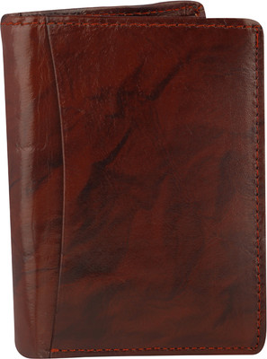 

VAVIA Men Brown Genuine Leather Wallet(5 Card Slots)