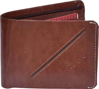 

Adamson Men Gold Genuine Leather Card Holder(9 Card Slots), Rust