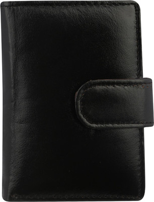 

VAVIA Men Black Genuine Leather Wallet(5 Card Slots)