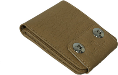 

Lifetime Men Khaki Genuine Leather Wallet(9 Card Slots)
