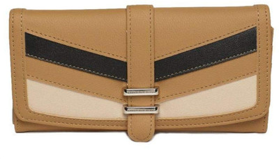 

Giordano Women Casual Beige Genuine Leather Wallet(4 Card Slots), Brown