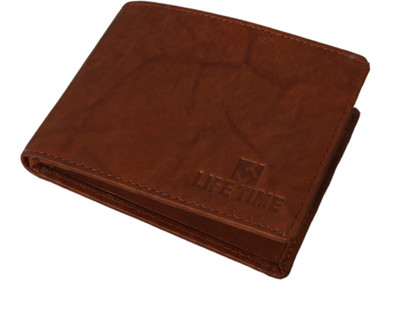 

Lifetime Men Brown Genuine Leather Wallet(6 Card Slots)