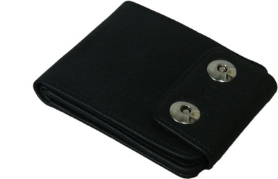 

Lifetime Men Black Genuine Leather Wallet(9 Card Slots)