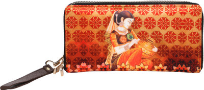 

All Things Sundar Women Multicolor Fabric Wallet(6 Card Slots)
