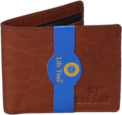 

Lifetime Men Tan Genuine Leather Wallet(3 Card Slots)