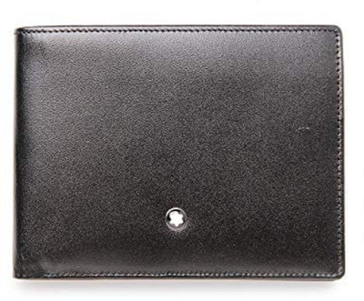 

NIRYAT INTERNATIONAL Men Black Genuine Leather Wallet(5 Card Slots)