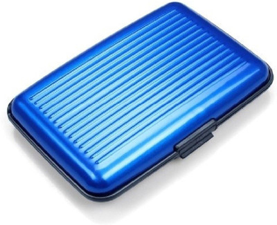 

Three Secondz Men Blue Plastic Card Holder(8 Card Slots)