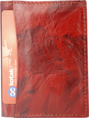 

VAVIA Men Brown Genuine Leather Wallet(5 Card Slots)