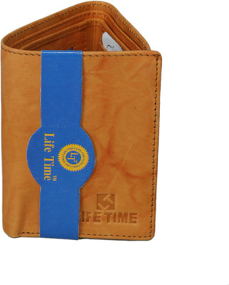 

Lifetime Men Tan Artificial Leather Wallet(6 Card Slots)