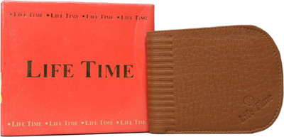 

Lifetime Men Brown Artificial Leather Wallet(3 Card Slots)