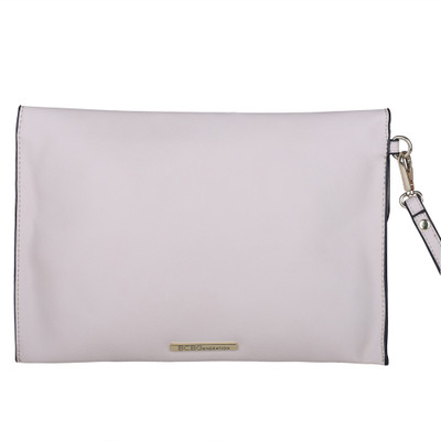

BC BG Women Beige Genuine Leather Wallet