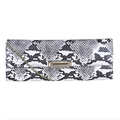 

BC BG Women White Genuine Leather Wallet(4 Card Slots)