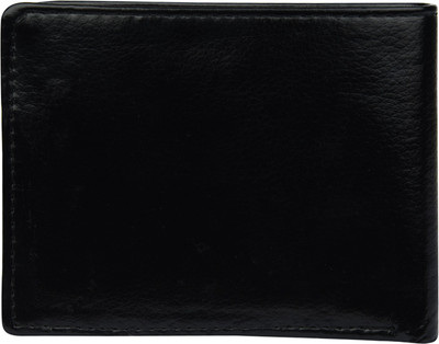 

VAVIA Men Black Genuine Leather Wallet(5 Card Slots)