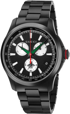 

GUCCI YA126268 G-timeless Chronograph XL Black Dial Watch - For Men