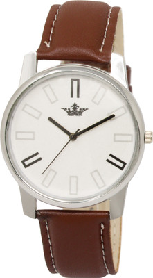 

The Shopoholic Ld-04 Analogue White Dial Watch For Men Formal Watch - For Men