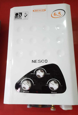 

nesco 6.5 L Gas Water Geyser(White, 6.5L GAS WATER HEATER)