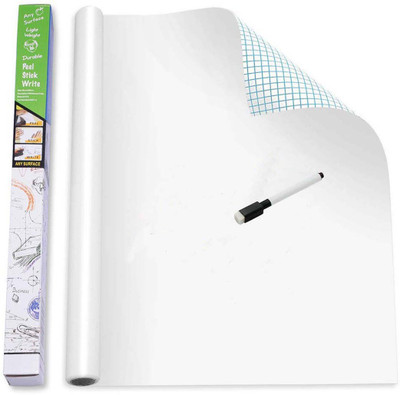 PackNBuy Large Whiteboard Wall Office Home School Kitchen 45x200cm White board(200 cm x 45 cm)