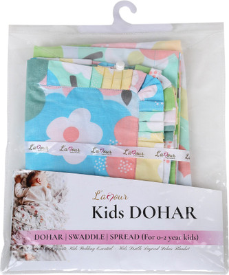 

L'amour Printed  Dohar(Cotton, Multicolor