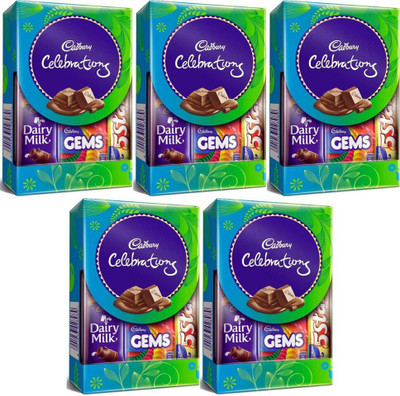 

Cadbury Celebrations Bars(Pack of 5, 351 g)