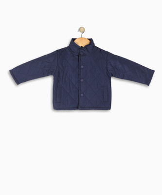 

612 League Full Sleeve Solid Baby Boys Jacket, Denim blue
