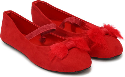 

Chalk by Pantaloons Girls Slip on Ballerinas(Red