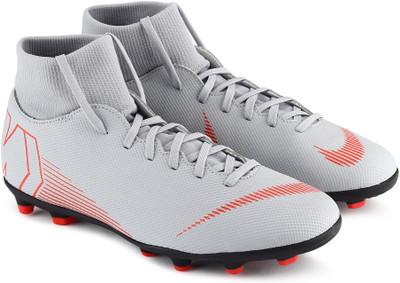 Nike SUPERFLY 6 CL Football Shoes For Men(Black, Grey)