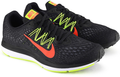 Nike NIKE ZOOM WIN Running Shoes For Men(Black)