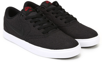 Nike SB CHECK SOLAR CNVS Sneakers For Men(Black)