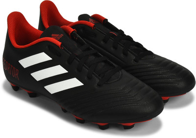 

ADIDAS PREDATOR 18.4 FXG Football Shoes For Men(Red, Black, Cblack/ftwwht/red