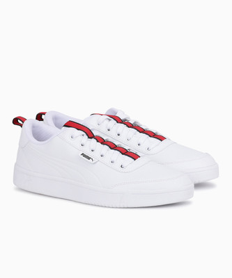 Puma court breaker flag sneakers white clearance