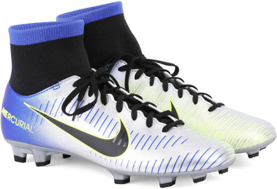 Nike MERCURIAL VICTORY VI DF NJR FG Football Shoes For Men(Blue)