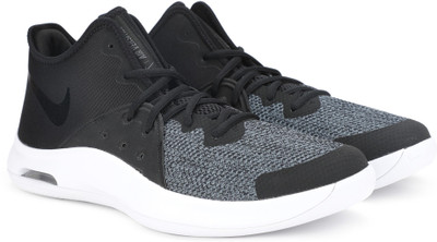 Nike AIR VERSITILE III Basketball Shoes For Men(Black, Grey)