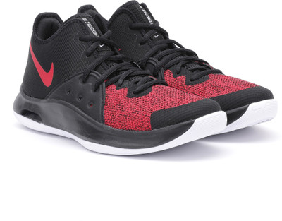 Nike NIKE AIR VERS Basketball Shoes For Men(Red, Black)