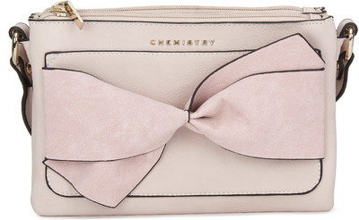 

Chemistry Women Casual Pink PU Sling Bag