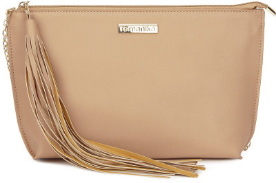 

Remanika Women Casual Beige Leatherette Sling Bag