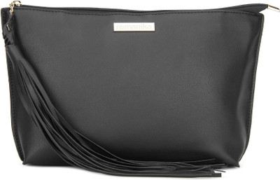 Remanika Women Casual Black Leatherette Sling Bag