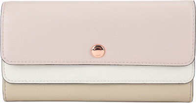 

Michael Kors Women Casual Pink Genuine Leather Wallet(6 Card Slots), Oat/sfp/ltcr