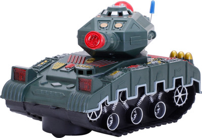 

house of fun Military Tank with Light and Music(Green)