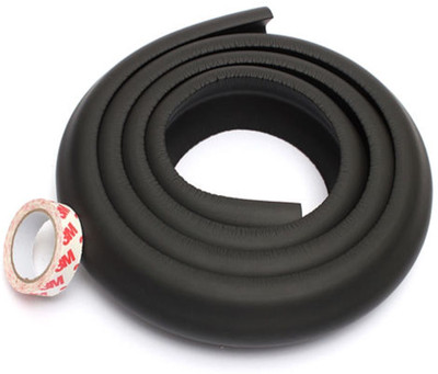 

babycorner 8 Piece Black Baby Safety strip Furniture Edge Guard Cushion Corner cover 16 meter 33 feet tape Infant Bump Protector (8 piece, Black (EdgeGuard Black 8Pc) …(Black)