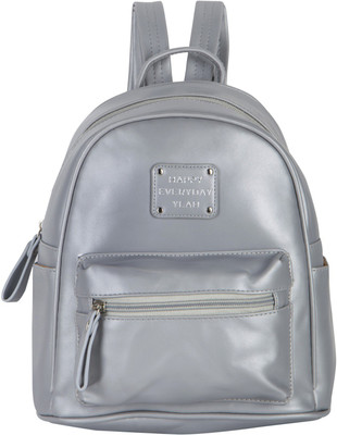 

Bazaar Pirates Mini Glossy Handy 4.5 Backpack(Grey), Glossy grey